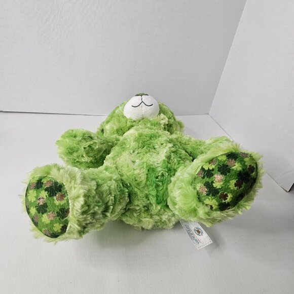 Build A Bear Clever Teddy Plush St. Patrick's Day Bear Shamrock Stuffed Animal - Picture 7 of 11